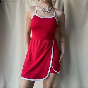 All in Motion Red and White Women's Dress